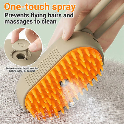 Pet 3 in 1 easy Steam Brush