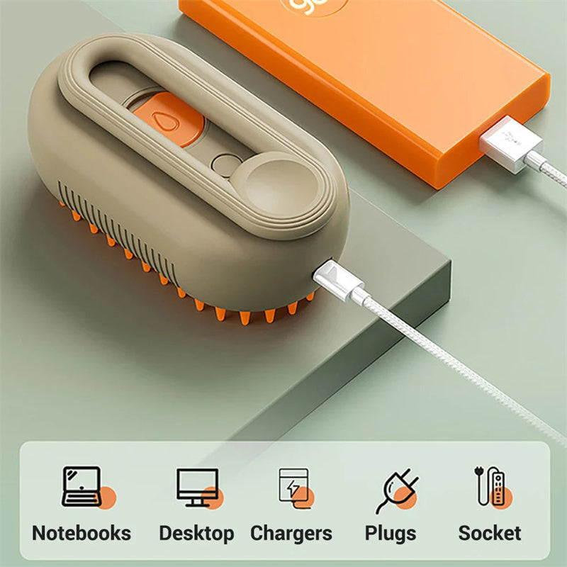 Pet 3 in 1 easy Steam Brush